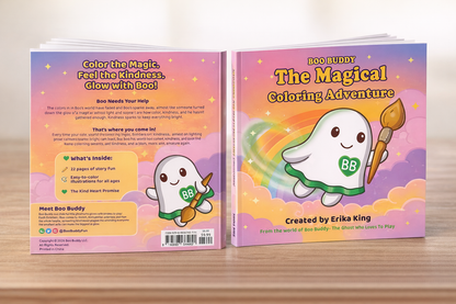 Boo’s Magical Colorful Adventure Coloring Book